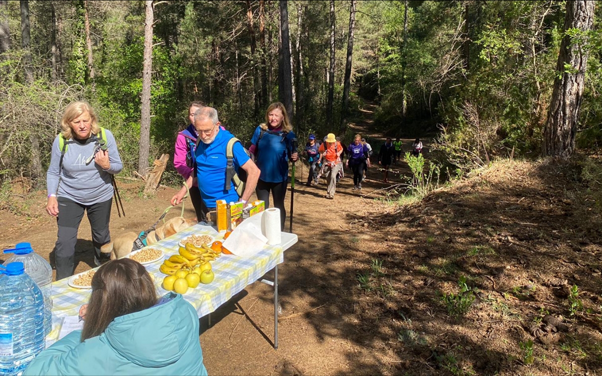 Esport, natura i gastronomia es donen la mà a la caminada de Montclar
