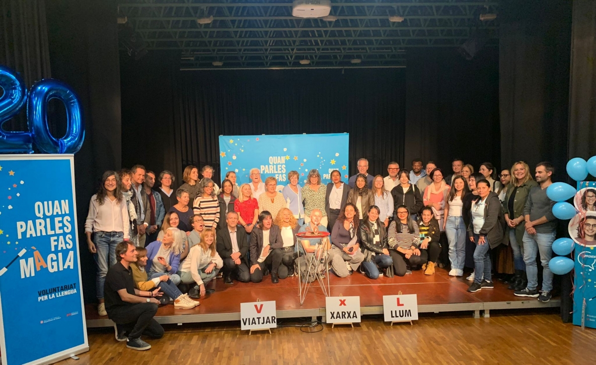 Membres del Voluntariat per la llengua - CEDIDA