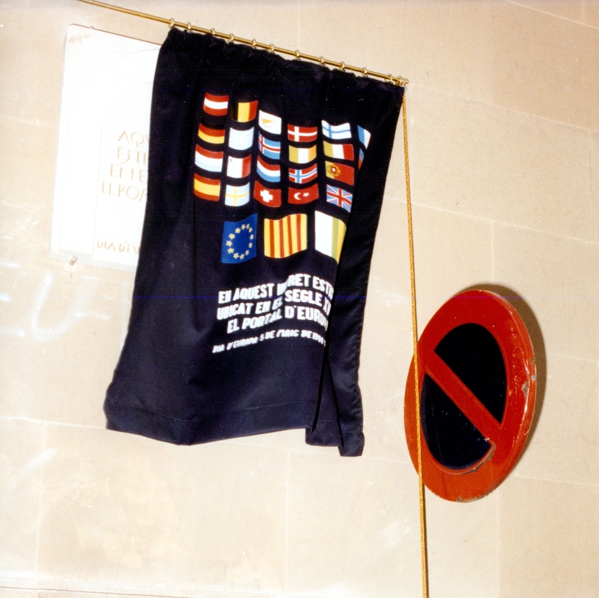 Placa portal d'Europa - 