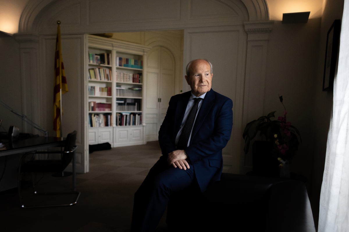 José Montilla, fotografiat al seu despax al centre de Barcelona - Hugo Fernández Alcaraz