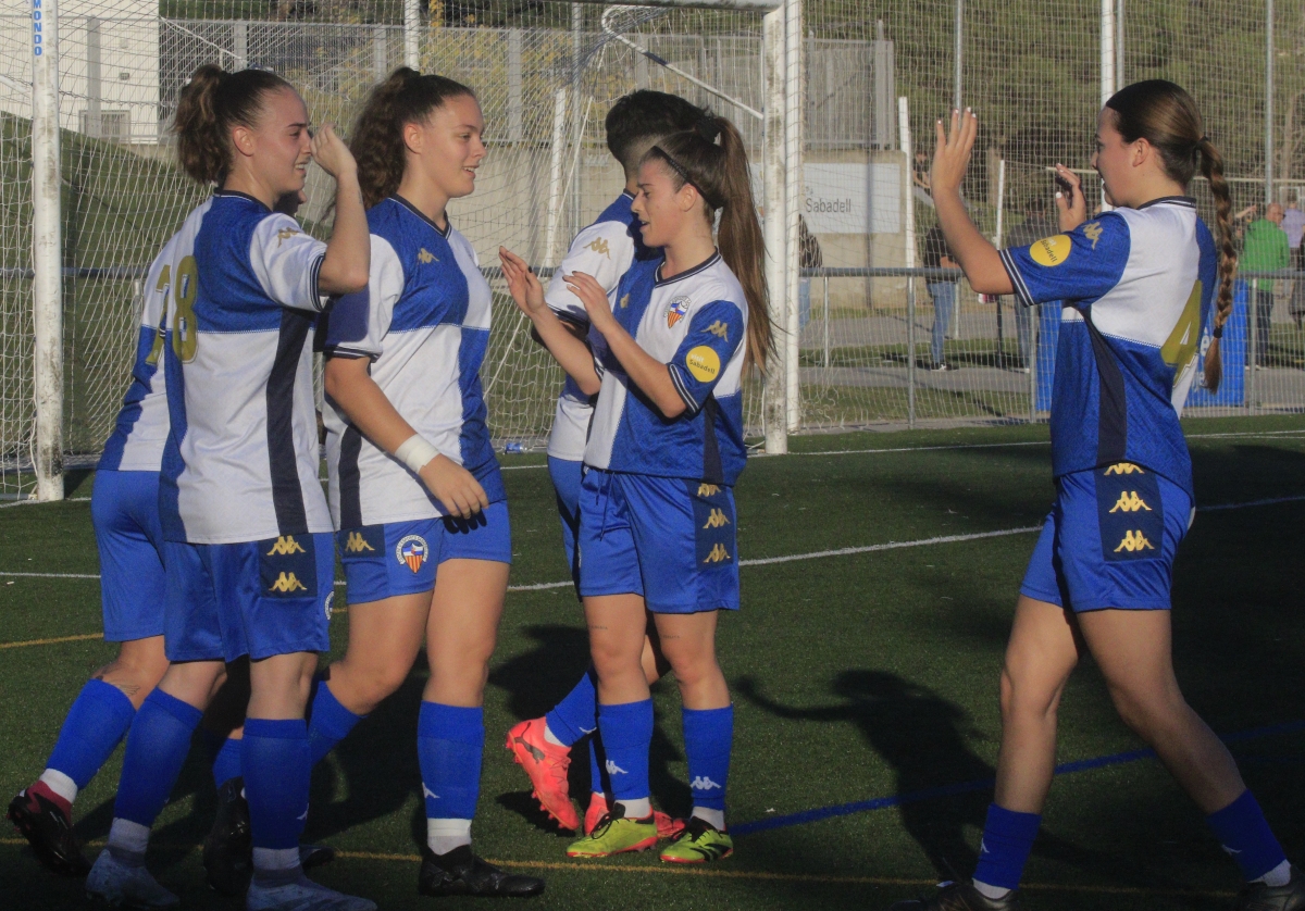 Ascens i campionat de lliga del CE Sabadell femení