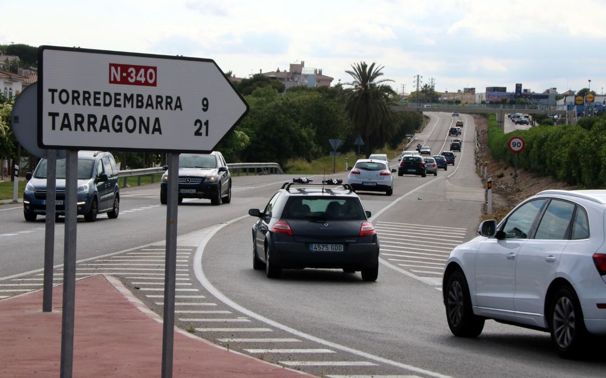 El projecte per transformar l'N-340 a Tarragona inclou un nou carril bici, pantalles acústiques i voreres