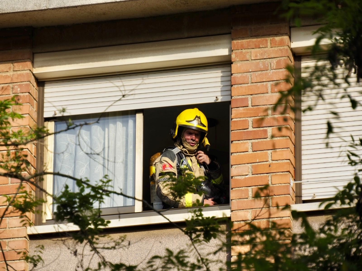 Incendi al carrer de Prullans de Sabadell - Juanma Peláez