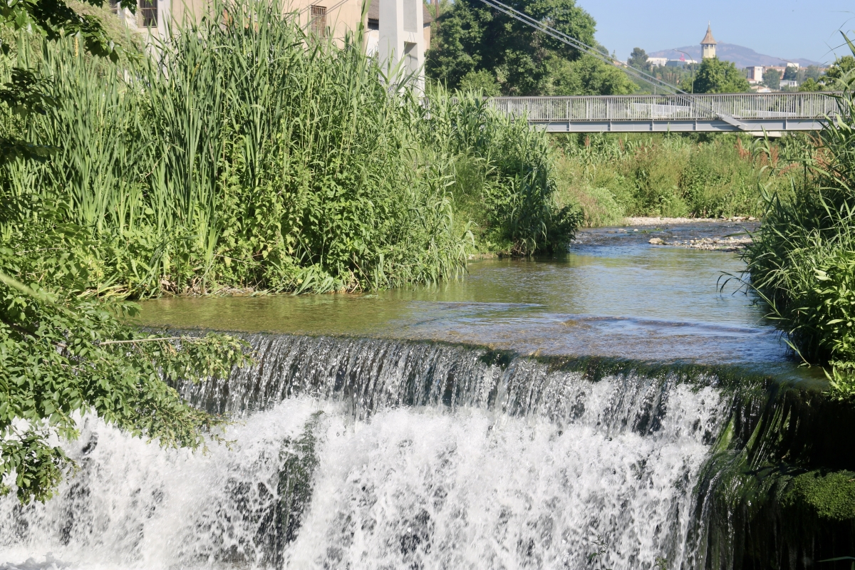 Riu Ripoll en el seu pas per Sabadell.  - ACN