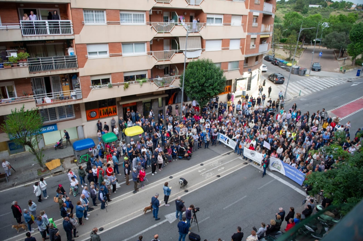 Concentració veïnal realitzada dies després dels fets - Alberto Tallón Concentració veïnal realitzada dies després dels fets