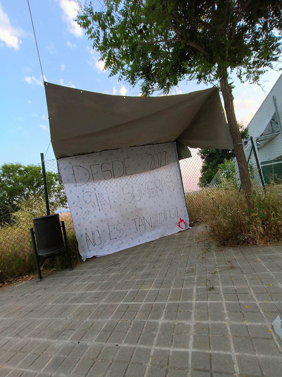Demanen accions per pal·liar les altes temperatures a l`escola a Barberà - Cedida Demanen accions per pal·liar les altes temperatures a l`escola a Barberà