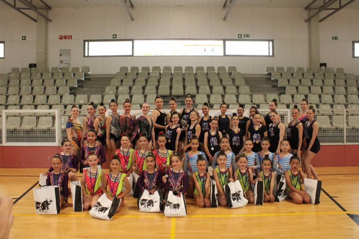 Gran nivell de gimnàstica rítmica a la 26a Trobada Primavera