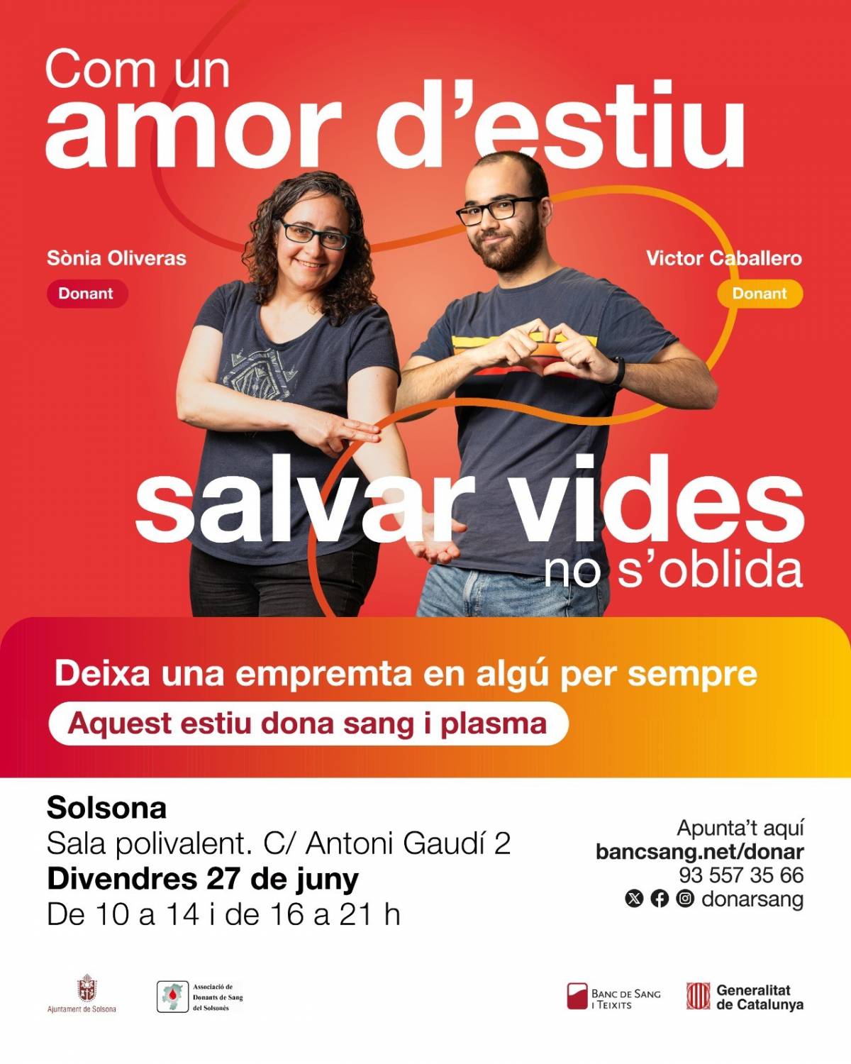A poques hores de l'arribada oficial del solstici d'estiu, Solsona acollirà una nova jornada d'extracció de sang i plasma