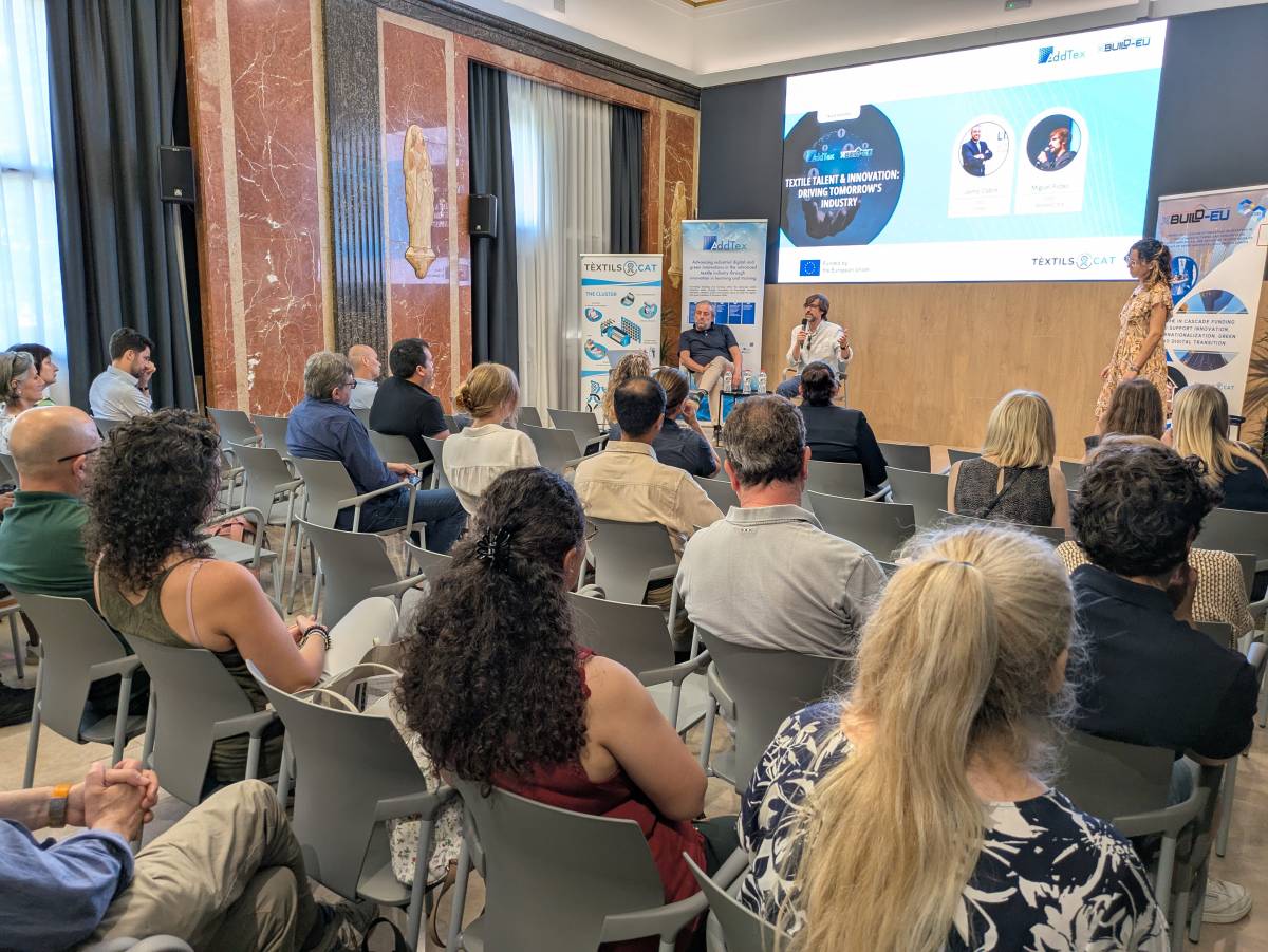 Jornada “Talent i Innovació Tèxtil: Impulsant la Indústria del Demà”, organitzada per Tèxtils.CAT - 