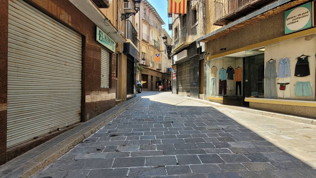 L'Ajuntament de Berga defuig del fatalisme amb el carrer Major