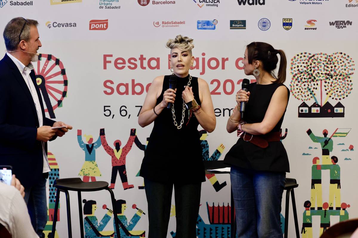 Marta Pontnou serà pregonera de la Festa Major de Sabadell 2025 - JUANMA PELÁEZ