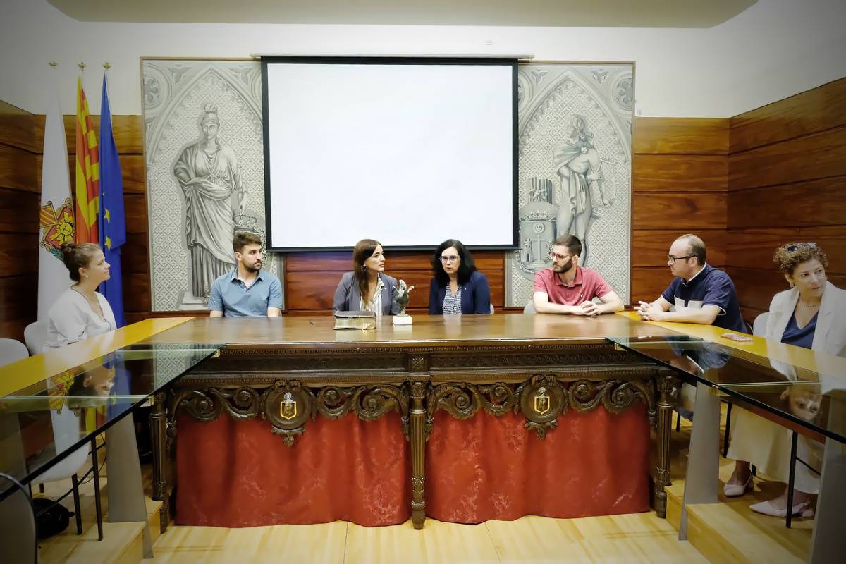 La consellera a la Sala de Plens - La consellera a la Sala de Plens