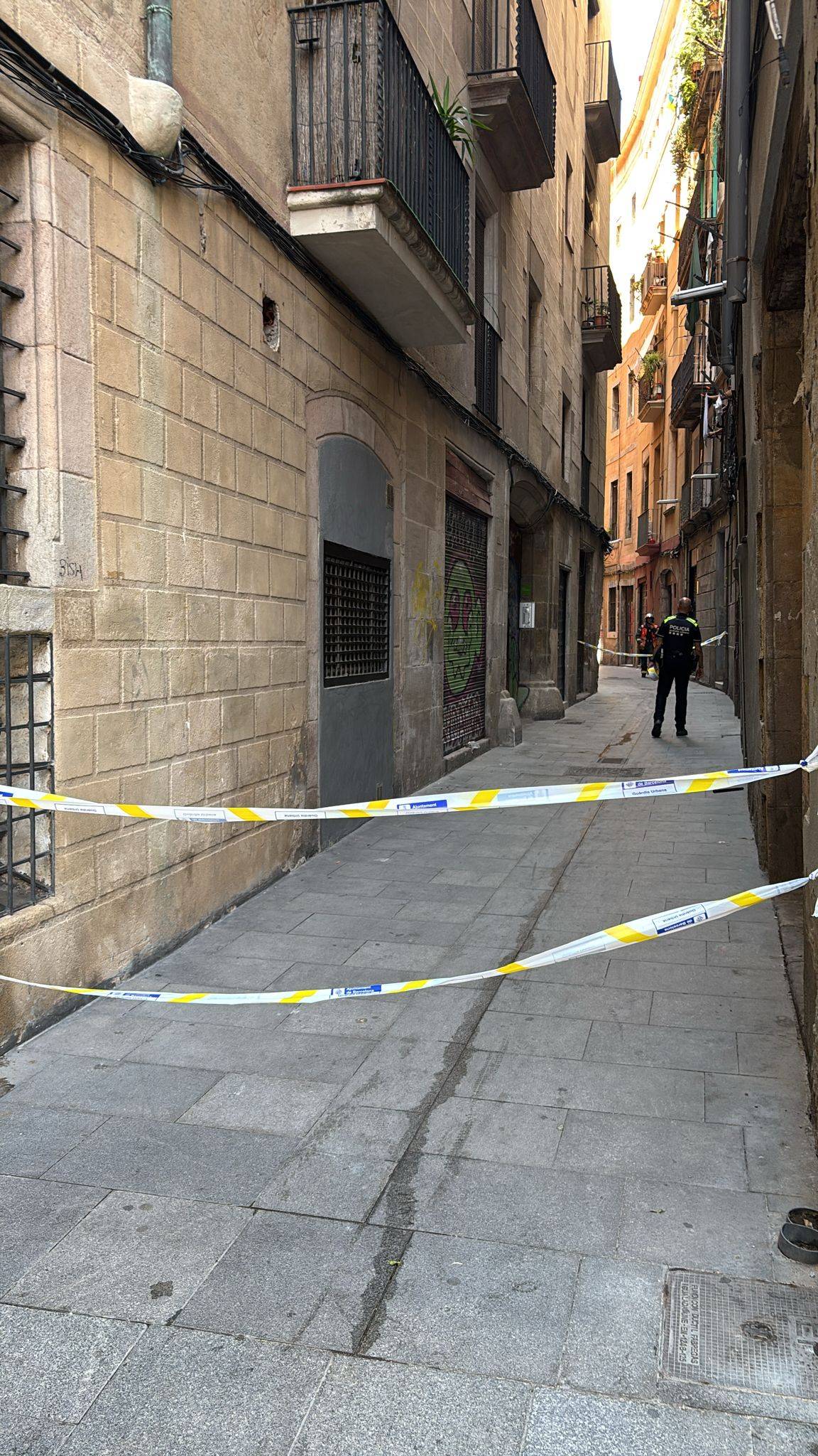 Incendi Barcelona carrer dels mercaders - Incendi Barcelona carrer dels mercaders