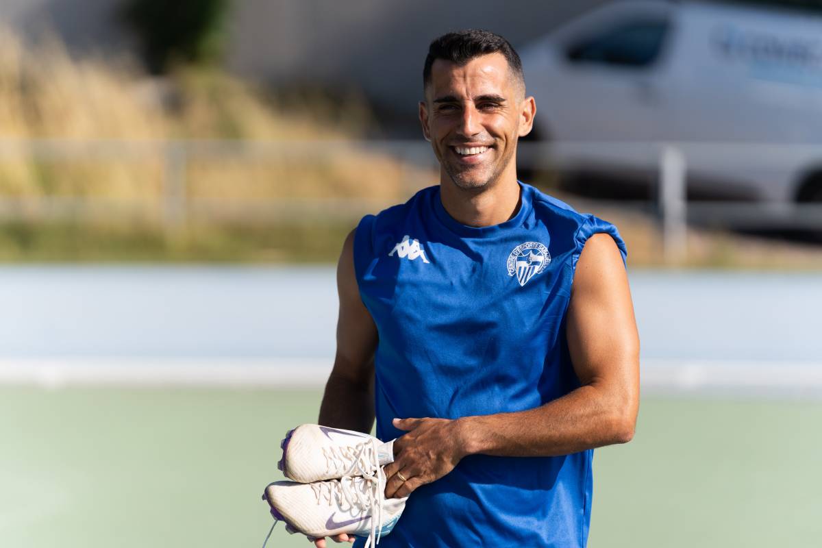 Rubén Martínez, instants abans de l`inici de l`entrenament - David Chao Rubén Martínez, instants abans de l`inici de l`entrenament