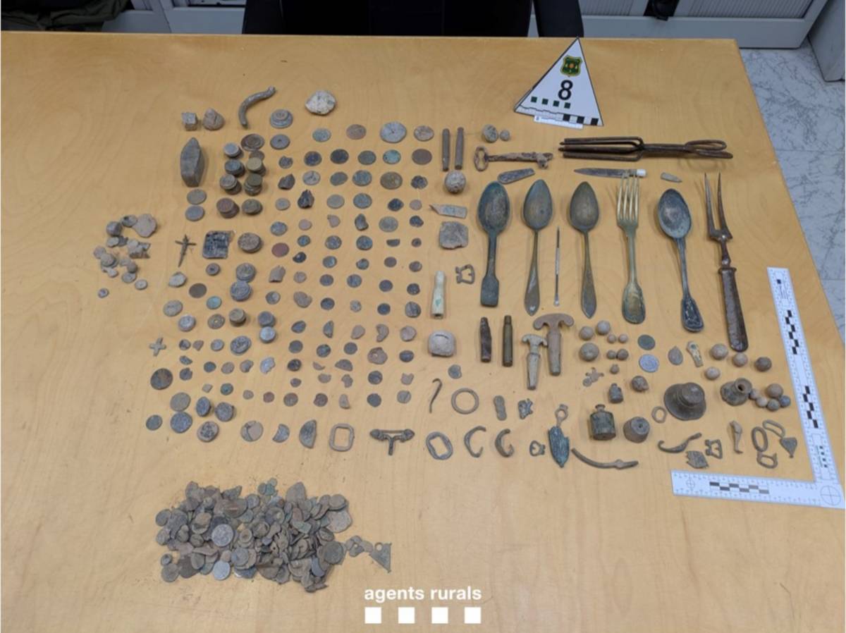 Dos arqueofurtius, denunciats amb més de 2.500 peces expoliades a la Noguera