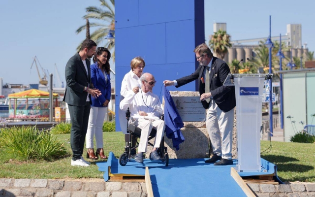 El Port de Tarragona dedica una plaça a l'expresident Antoni Pujol