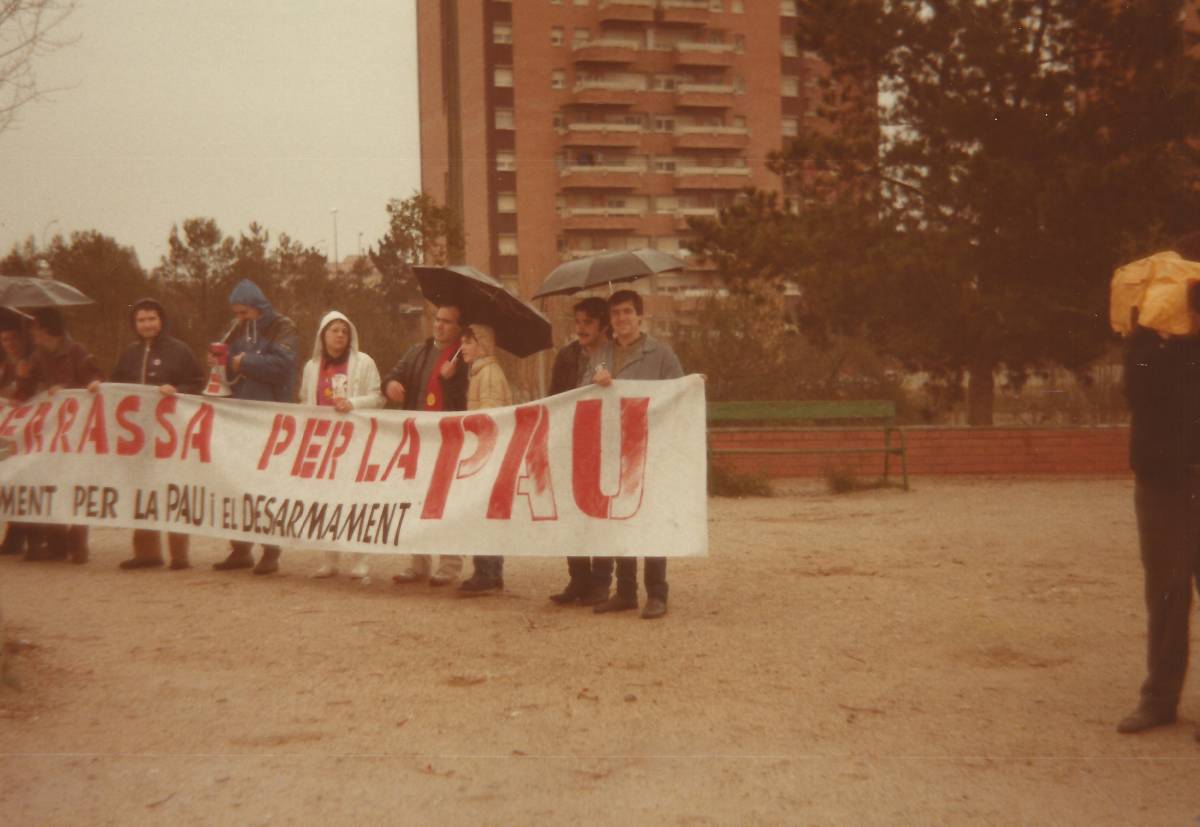 Marxa pel referéndum sobre la permanencia de España en la OTAN 1986 - 
