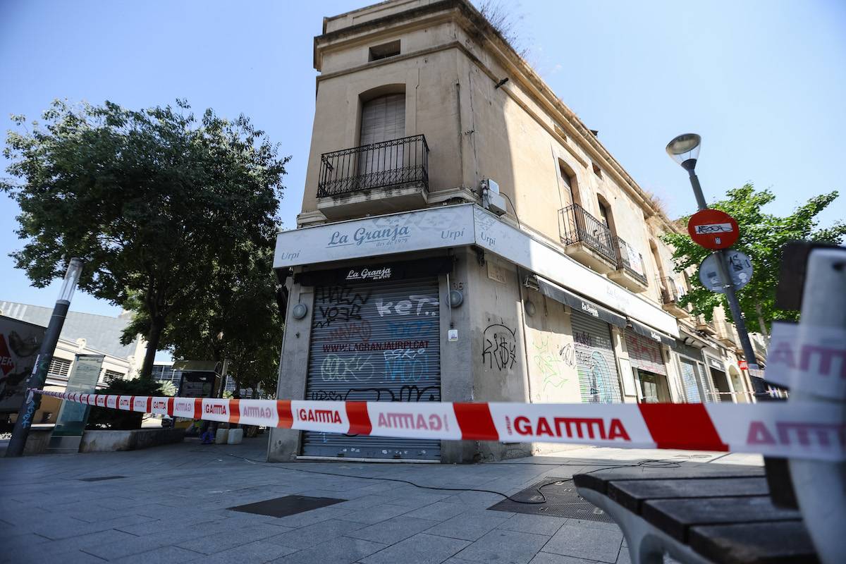 Comença l'enderroc de l'edifici La Granja, a tocar del Mercat Central