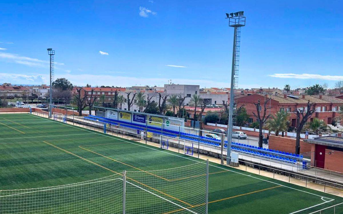 Les instal·lacions esportives tindran nou enllumenat. - Ajuntament de Riudoms