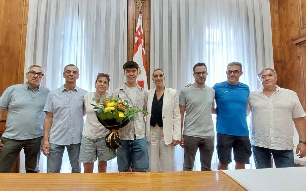L'atleta Mateo Garrido de Valls aconsegueix la medalla de plata en un nou rècord d'Espanya sub-16 als 100 metres tanques