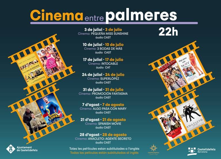 El cicle de Cinema entre Palmeres de Castelldefels, on només hi havia un film en català