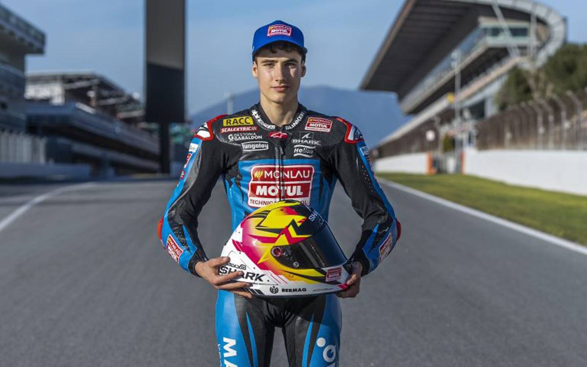 Mor Pau Alsina, promesa sallentina del motociclisme, amb només 17 anys