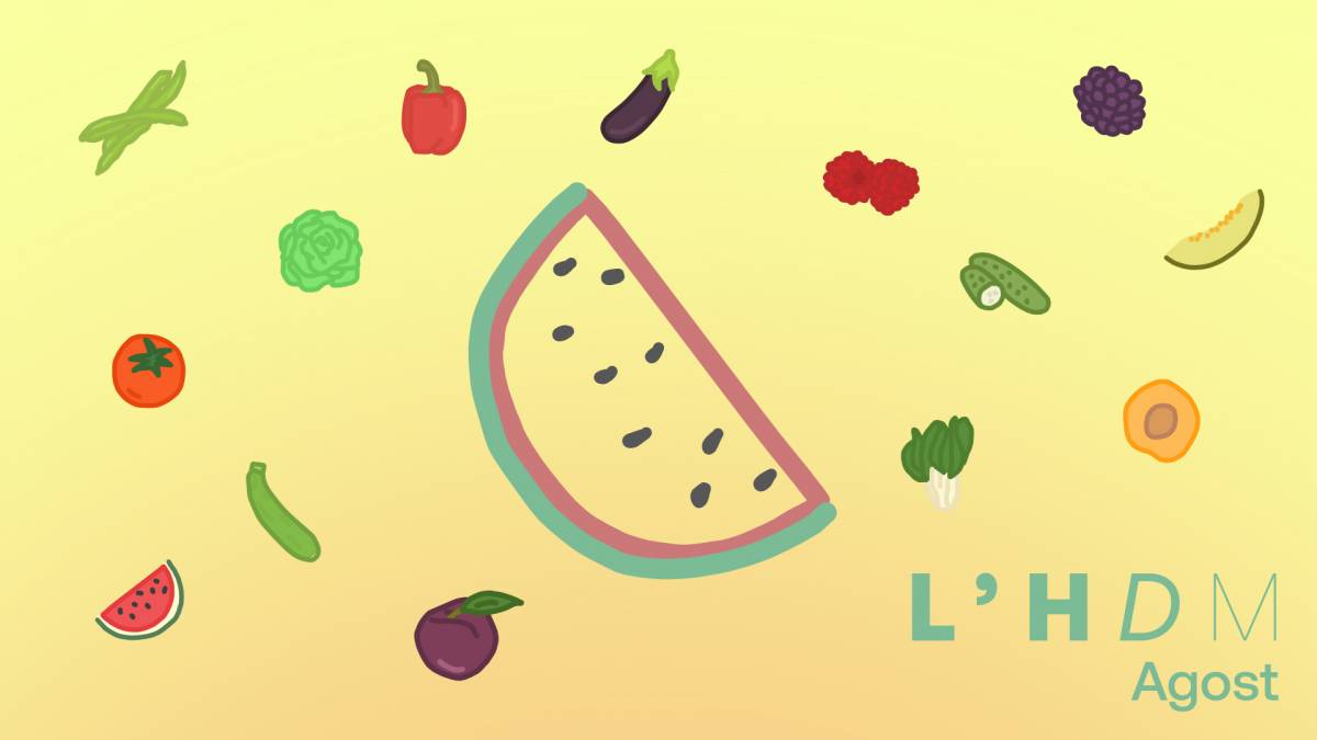 L'hort del mes: fruites i verdures de l'agost