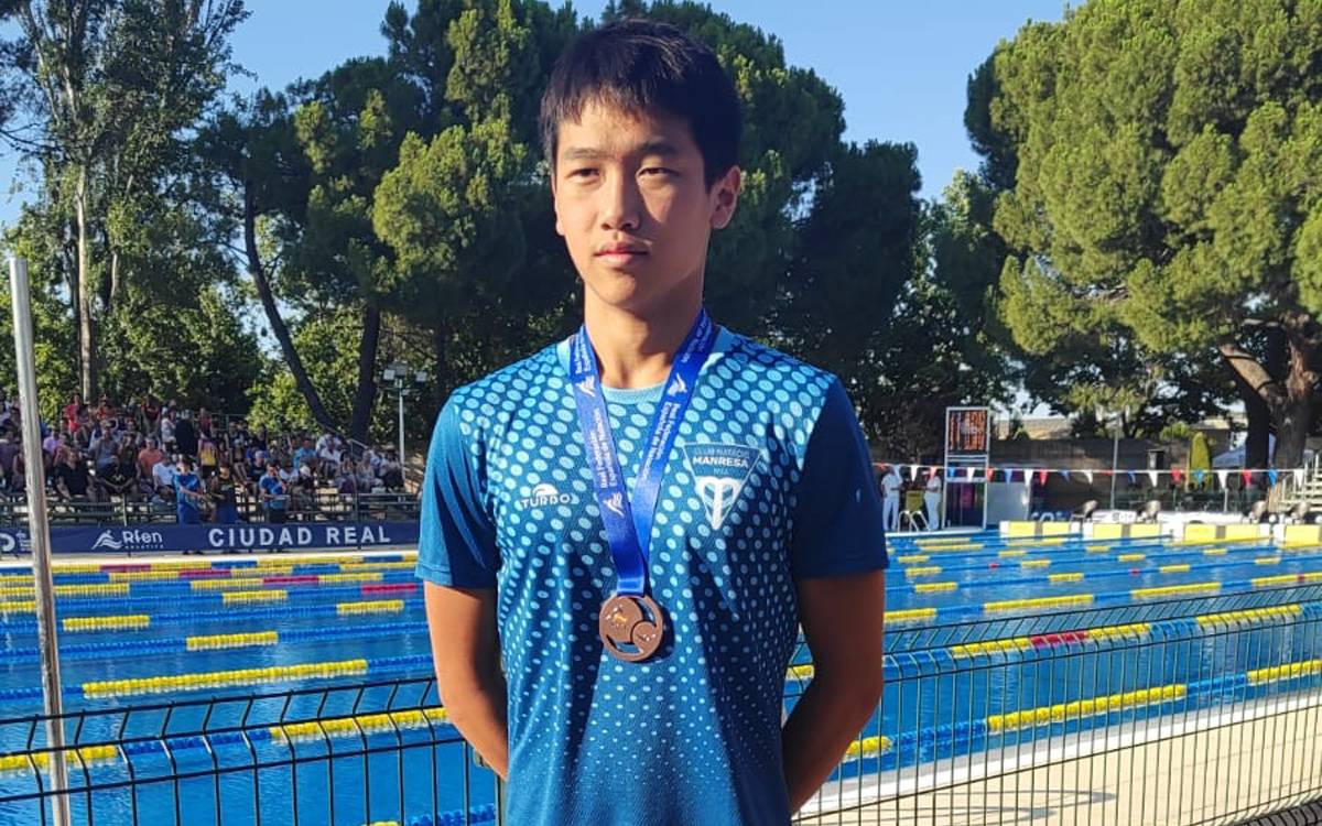 Joan Perramon, del CN Manresa, guanya un bronze al Campionat d'Espanya Infantil