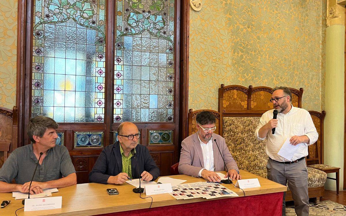 El regidor Recasens ha destacat l'empenta que necessita el sector escènic. - S.P