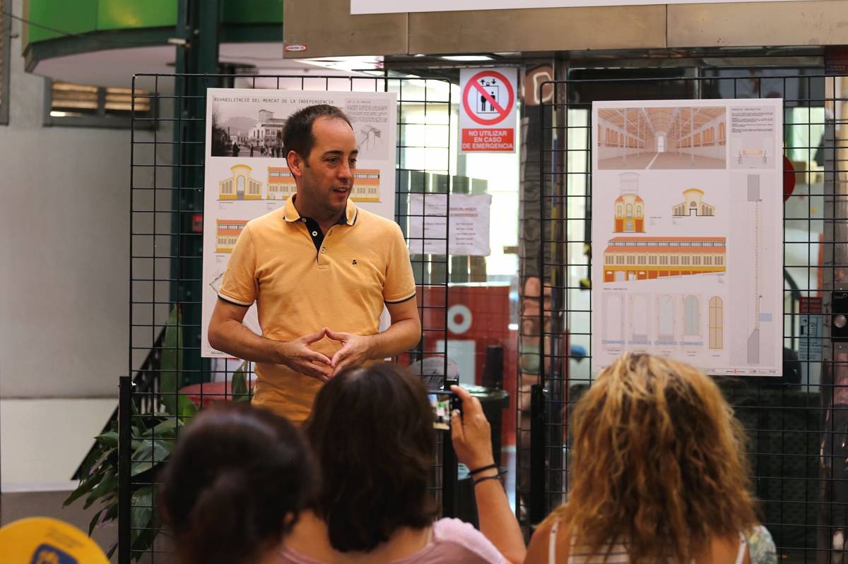 El Mercat de la Independència iniciarà la segona fase d’obres després de Nadal
