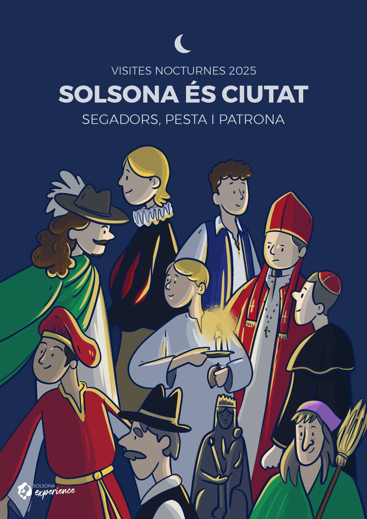 'Solsona és ciutat: segadors, pesta i patrona' és el títol de la visita nocturna