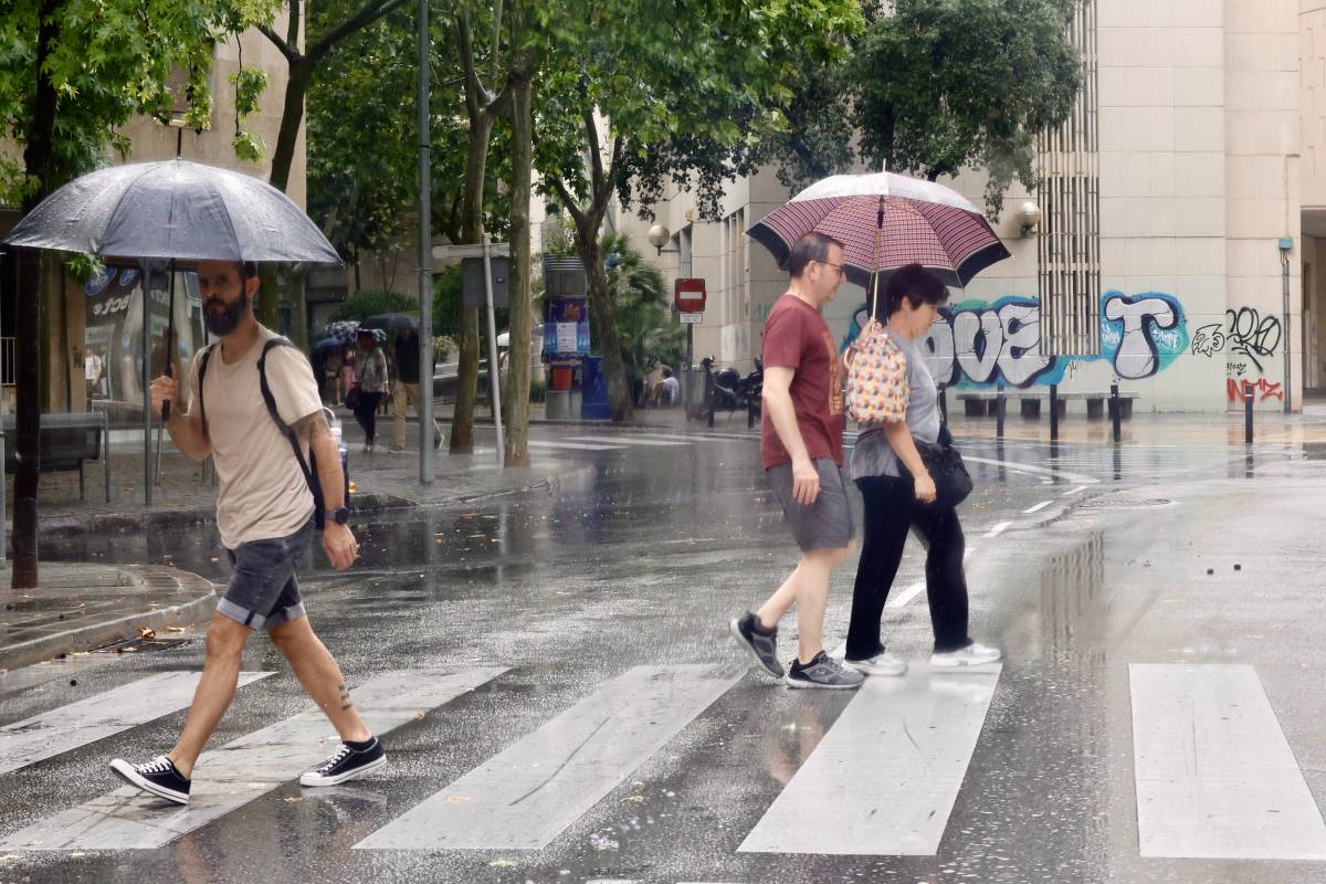 Pluja a Sabadell - JUANMA PELÁEZ Pluja a Sabadell