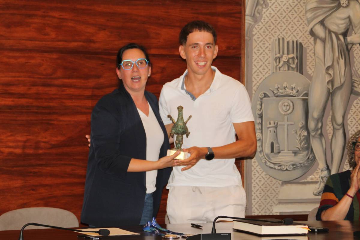 Solsona homenatja amb orgull el doble campió del món Gerard Rodríguez i Viladrich 
