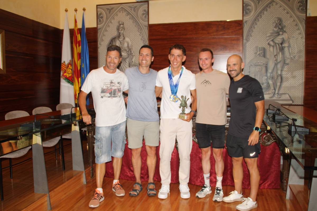 Amb companys del món de l'esport  - Ramon Estany 