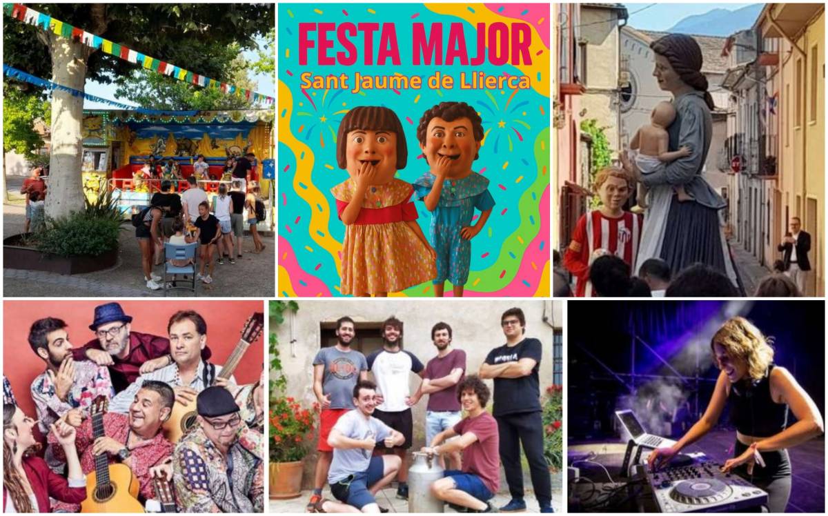 Festa Major de Sant Jaume de Llierca 2025: programació i novetats