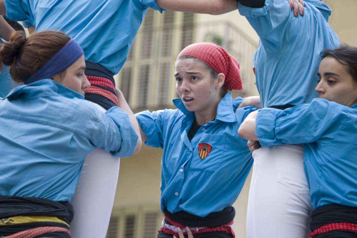 Diada del Local de Castellers de Terrassa 2025 plaça de la Torre del Palau - Nebridi Aróztegui Diada del Local de Castellers de Terrassa 2025 plaça de la Torre del Palau