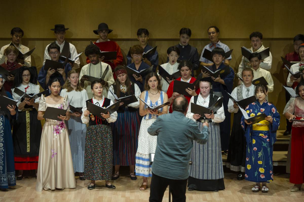 El cor, dirigit per Daniel Reuss - Alberto Tallón El cor, dirigit per Daniel Reuss