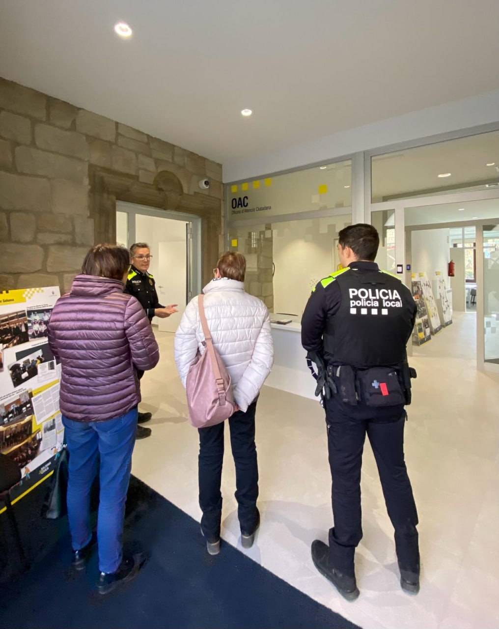 La comissaria de la Policia Local de Solsona obre un accés temporal pel Vall Calent