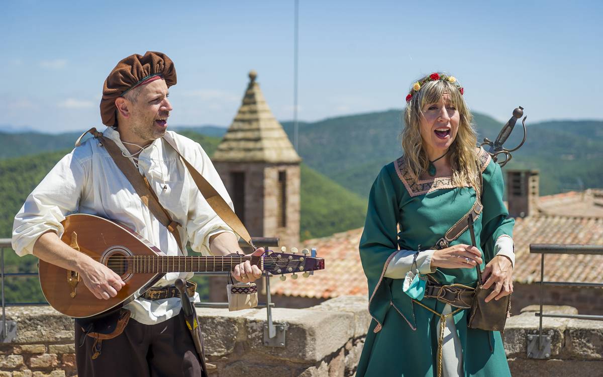El Castell de Cardona celebra les 1.500 funcions d'una visita teatralitzada pionera