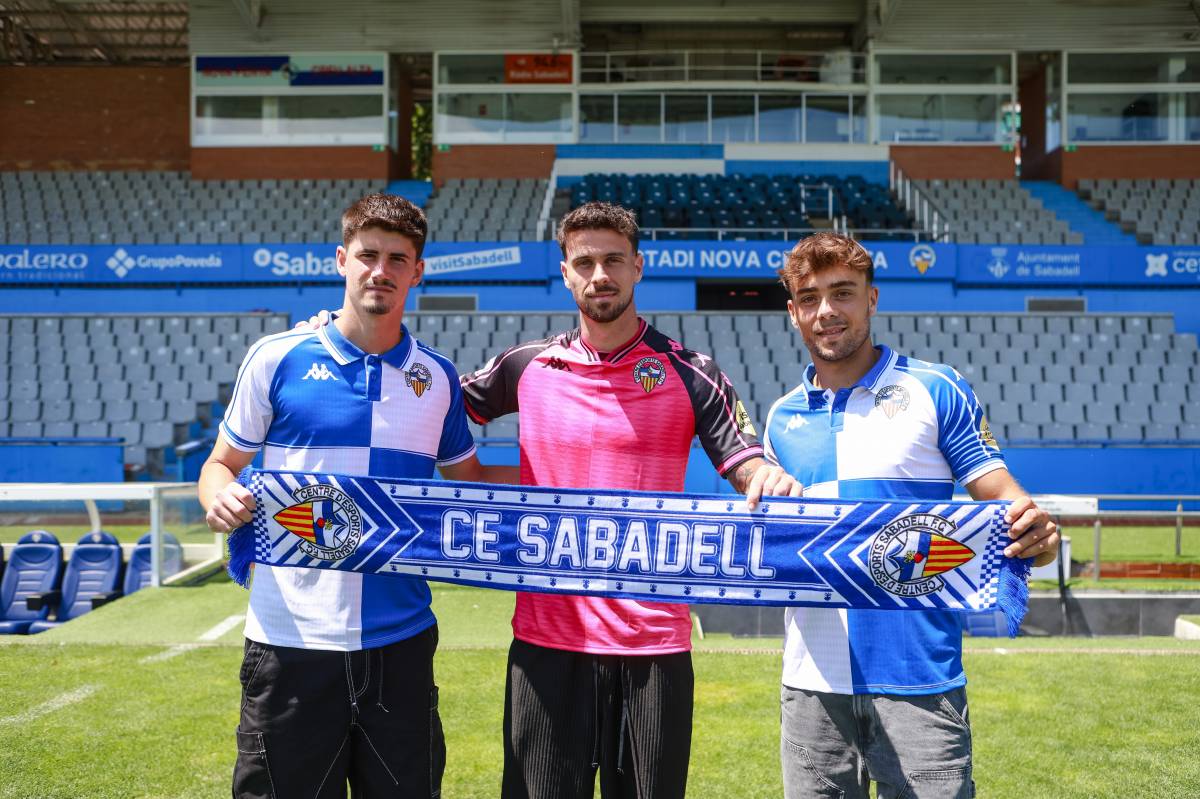 Primera presentació de jugadors al CE Sabadell