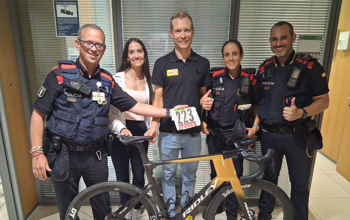 Els Mossos recuperen la bicicleta robada a un ciclista del Tour de França