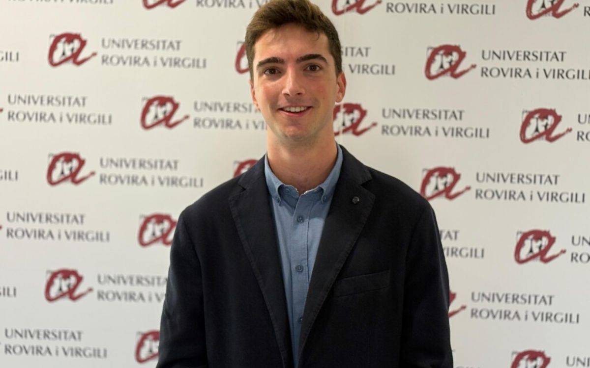 David Diestre, reconegut com el millor estudiant de la URV amb la Beca Santander Excel·lència 360º