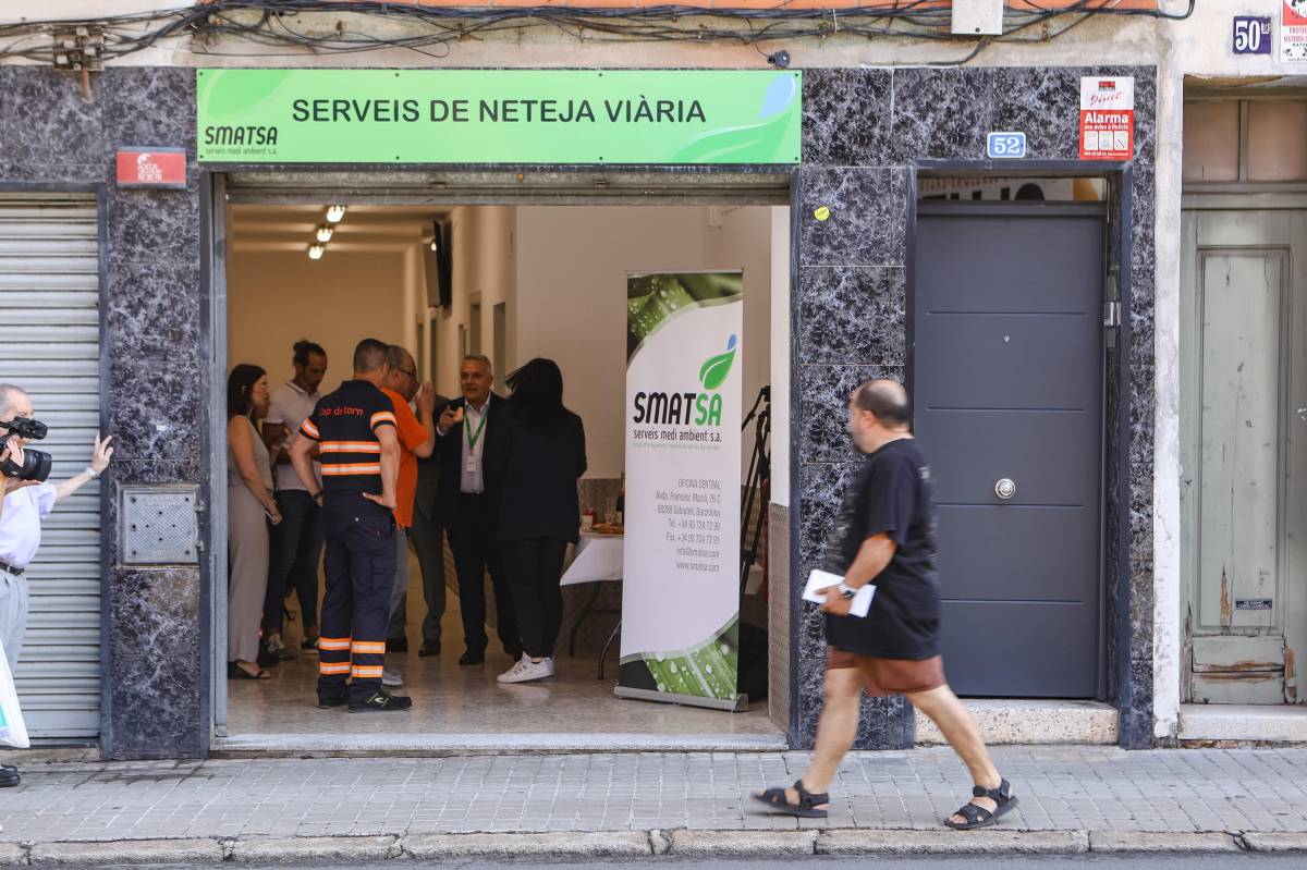Smatsa inaugura un nou centre de neteja viària al barri de Gràcia