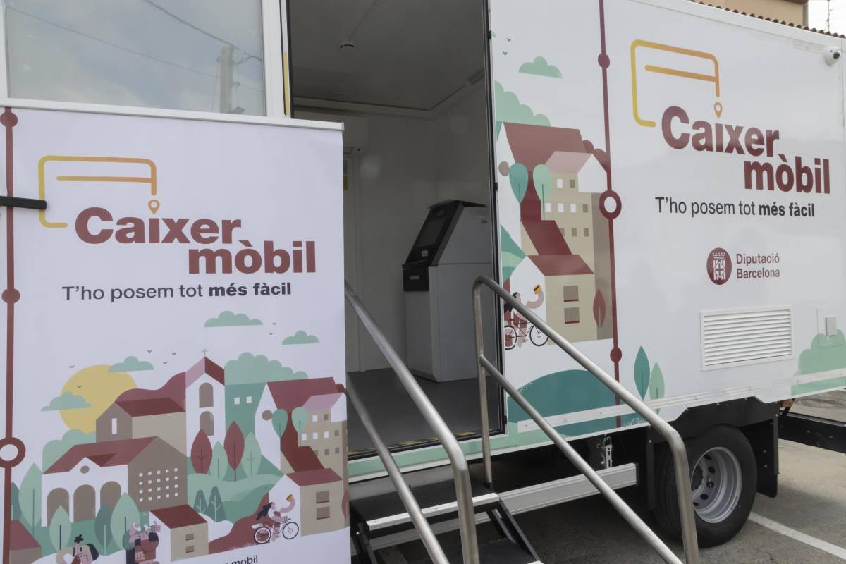 El Berguedà és la comarca que més utilitza el servei del Caixer Mòbil de la Diputació de Barcelona