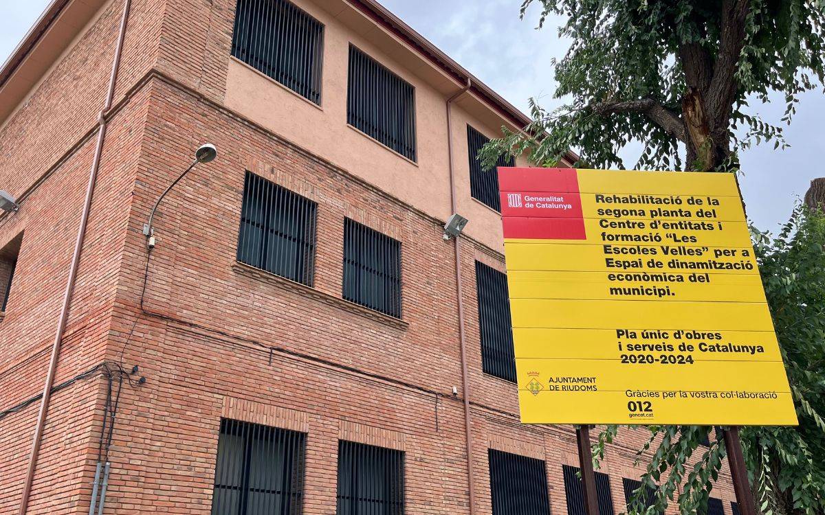 La reforma de les Escoles Velles es va enllestir el 2023. - S.P La reforma de les Escoles Velles es va enllestir el 2023.
