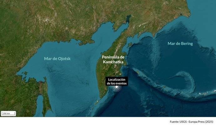 Un terratrèmol de magnitud 8,8 a la costa de Rússia fa activar les alertes per tsunami a diversos països