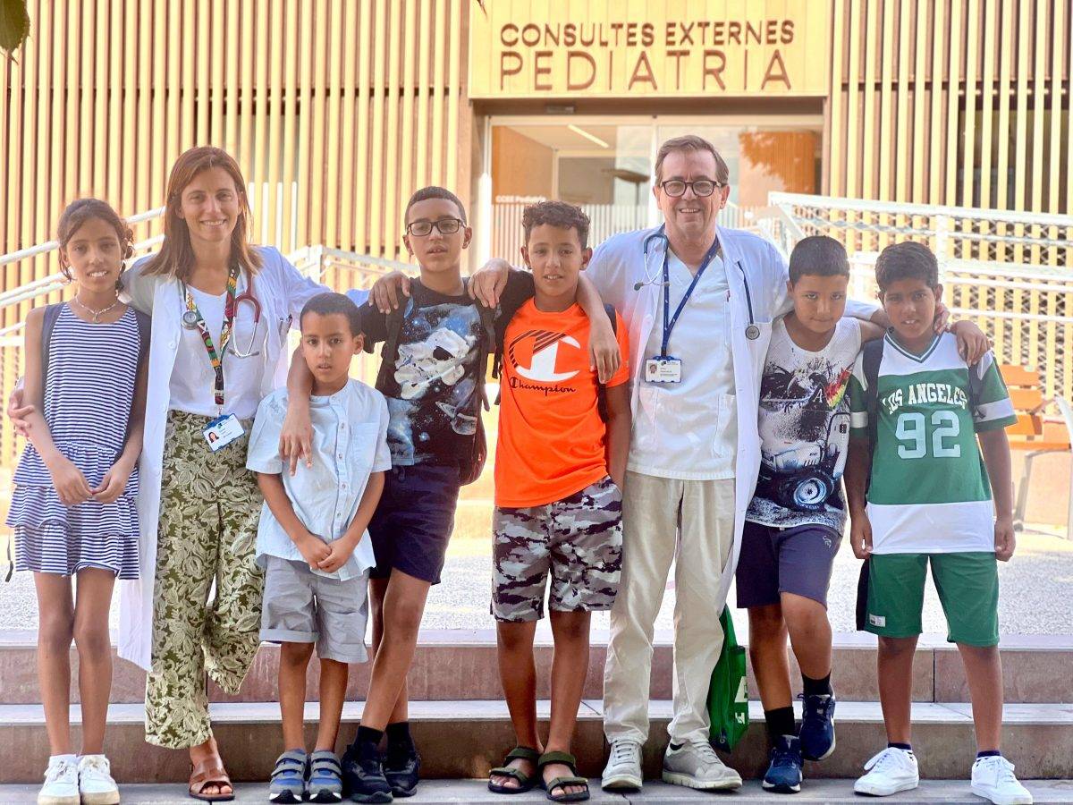 Visita dels infants sahrauís al Taulí