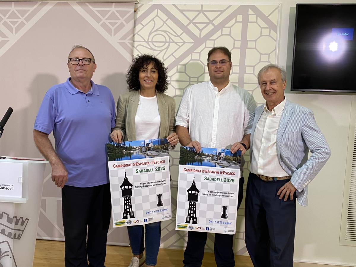Sabadell, seu del Campionat d'Espanya d'Escacs de Segona Divisió