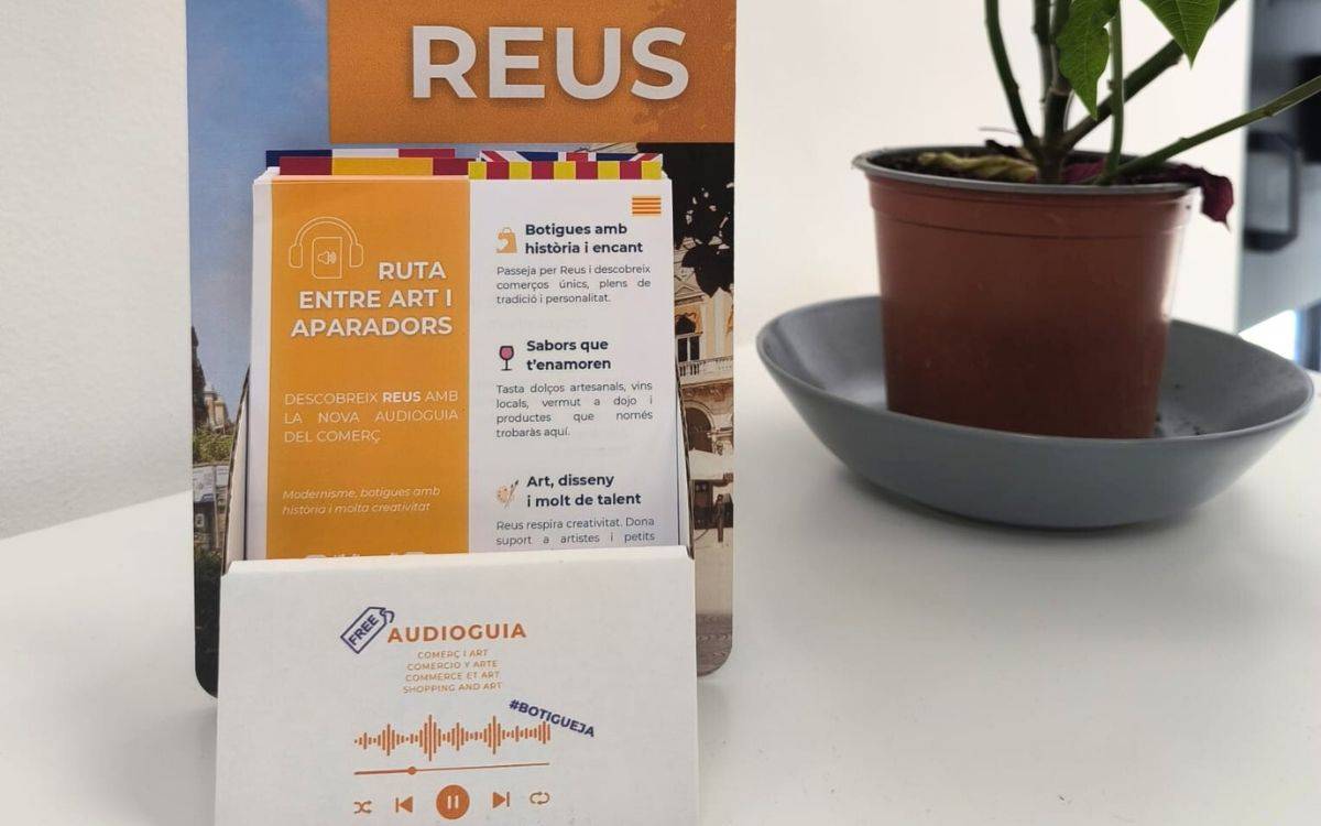 La Unió de Botiguers de Reus estrena una audioguia per descobrir la història comercial de la ciutat