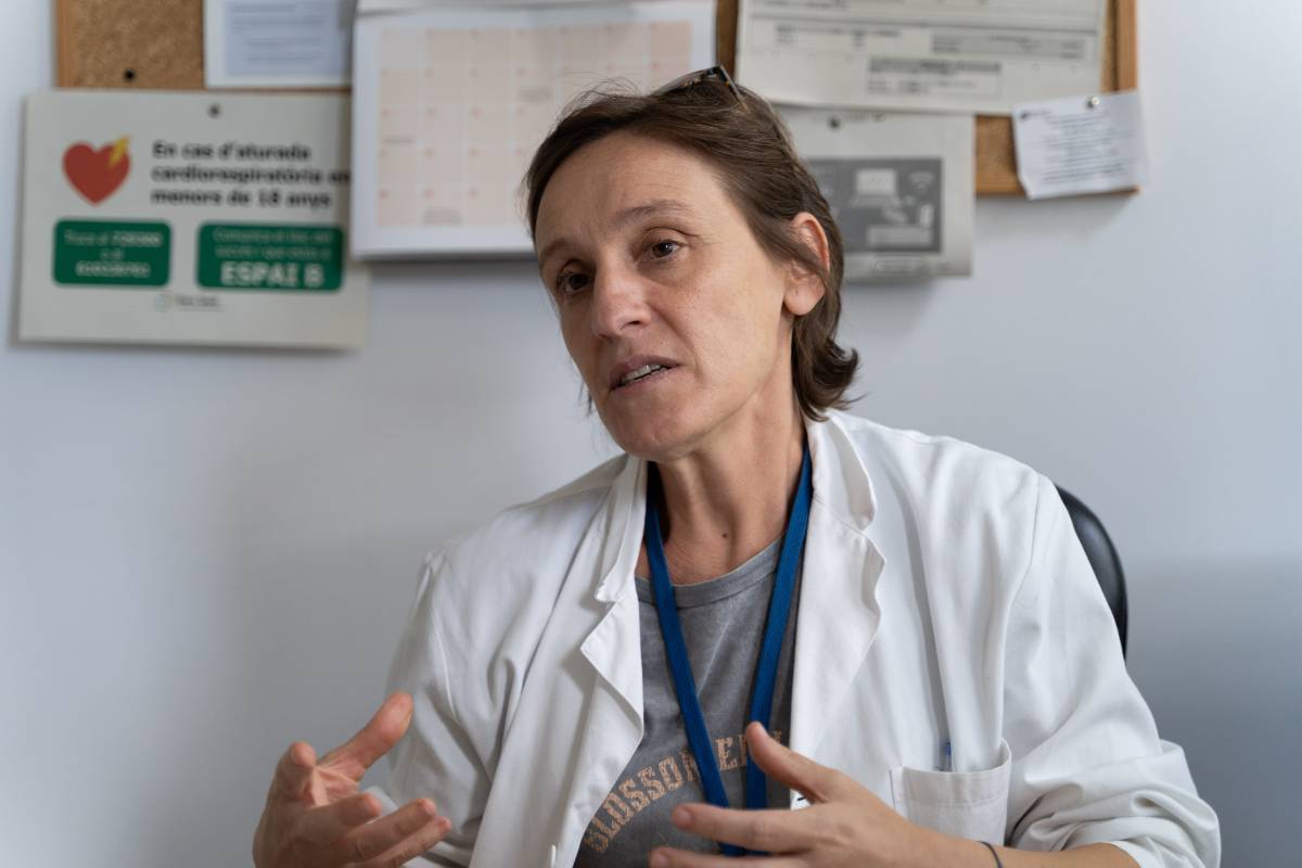 La doctora Rebeca Gracia, coordinadora de la planta